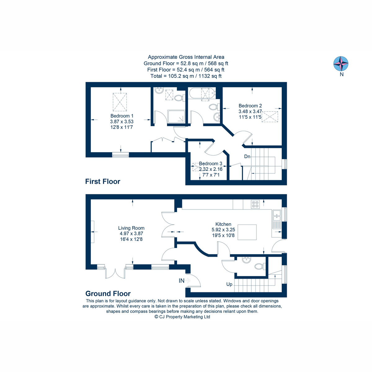 3, Timsbury Court, Steventon floorplan