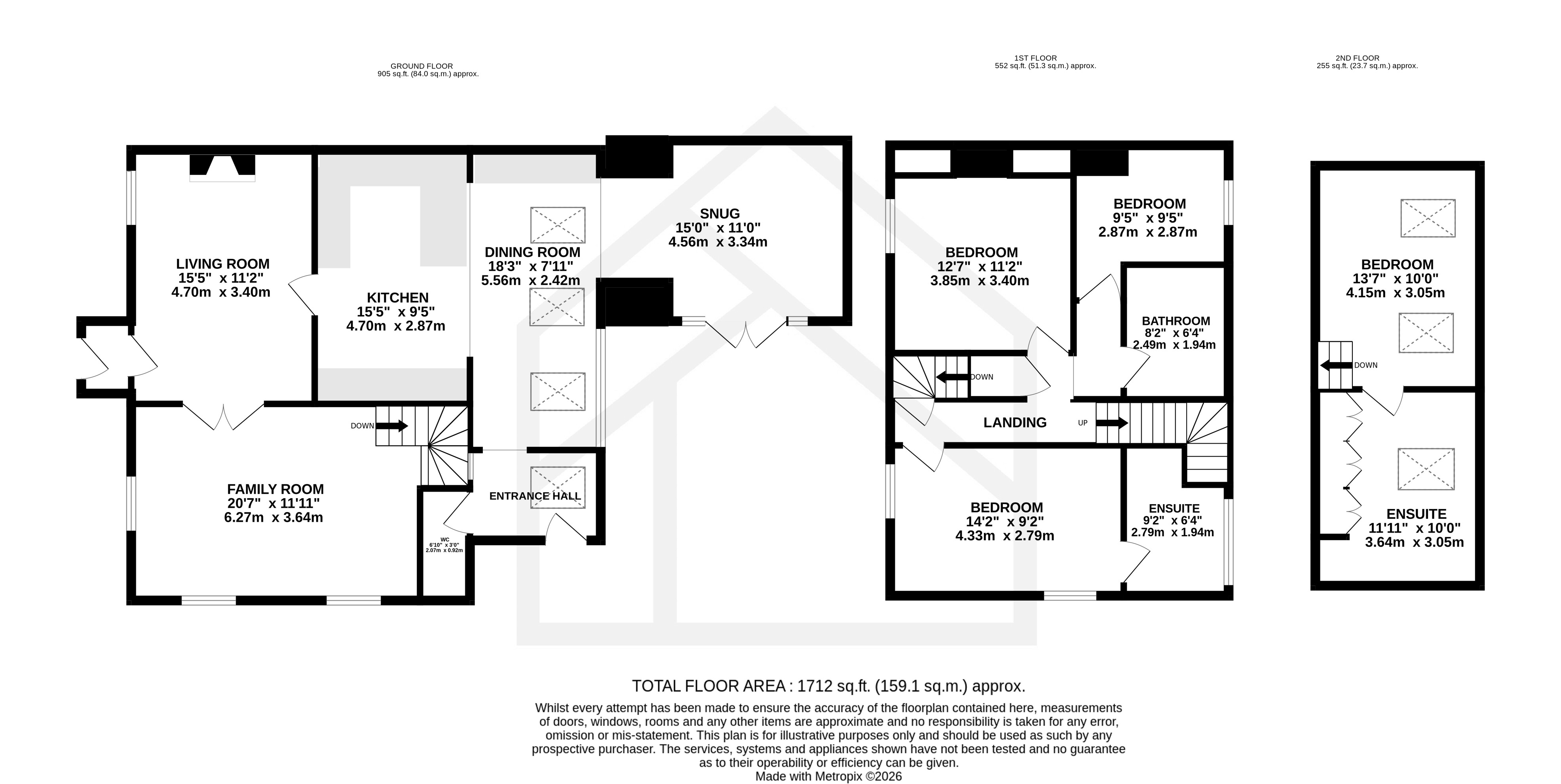Lea Green Cottage, Christchurch Road, Downton floorplan