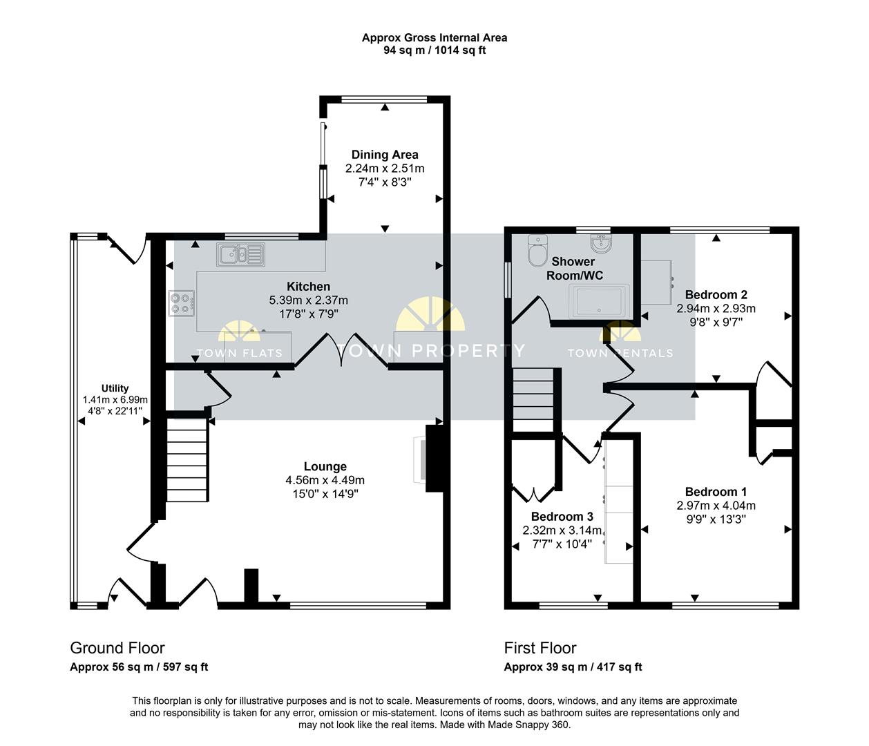 8, Saxby Close, Eastbourne floorplan