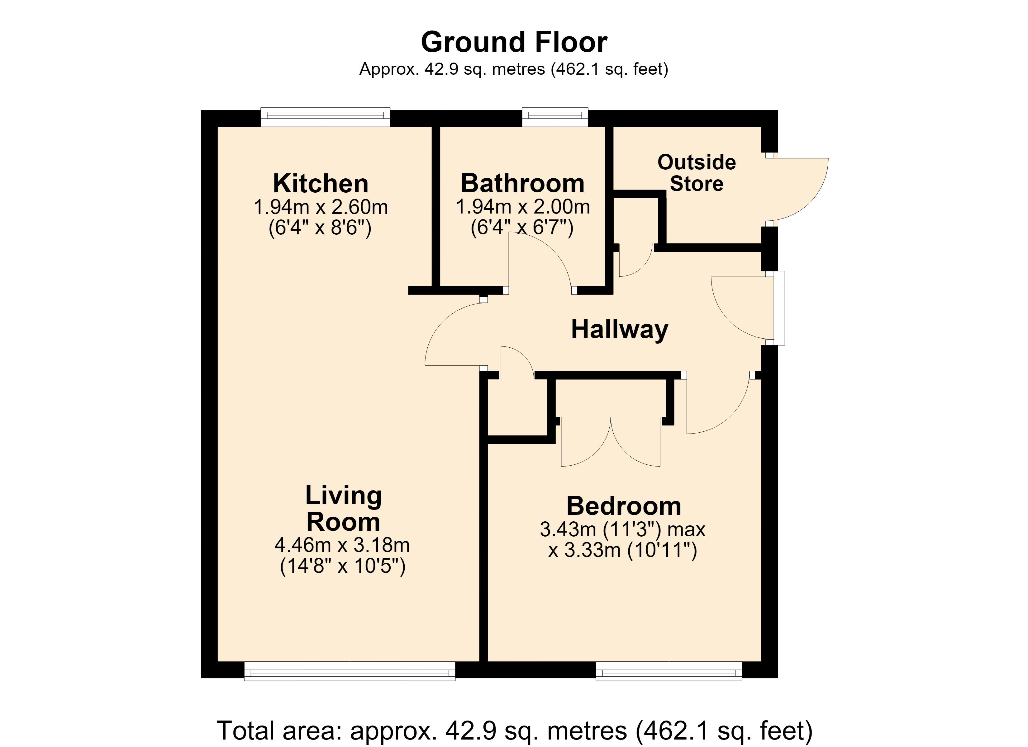 21, Mynchens, Basildon floorplan