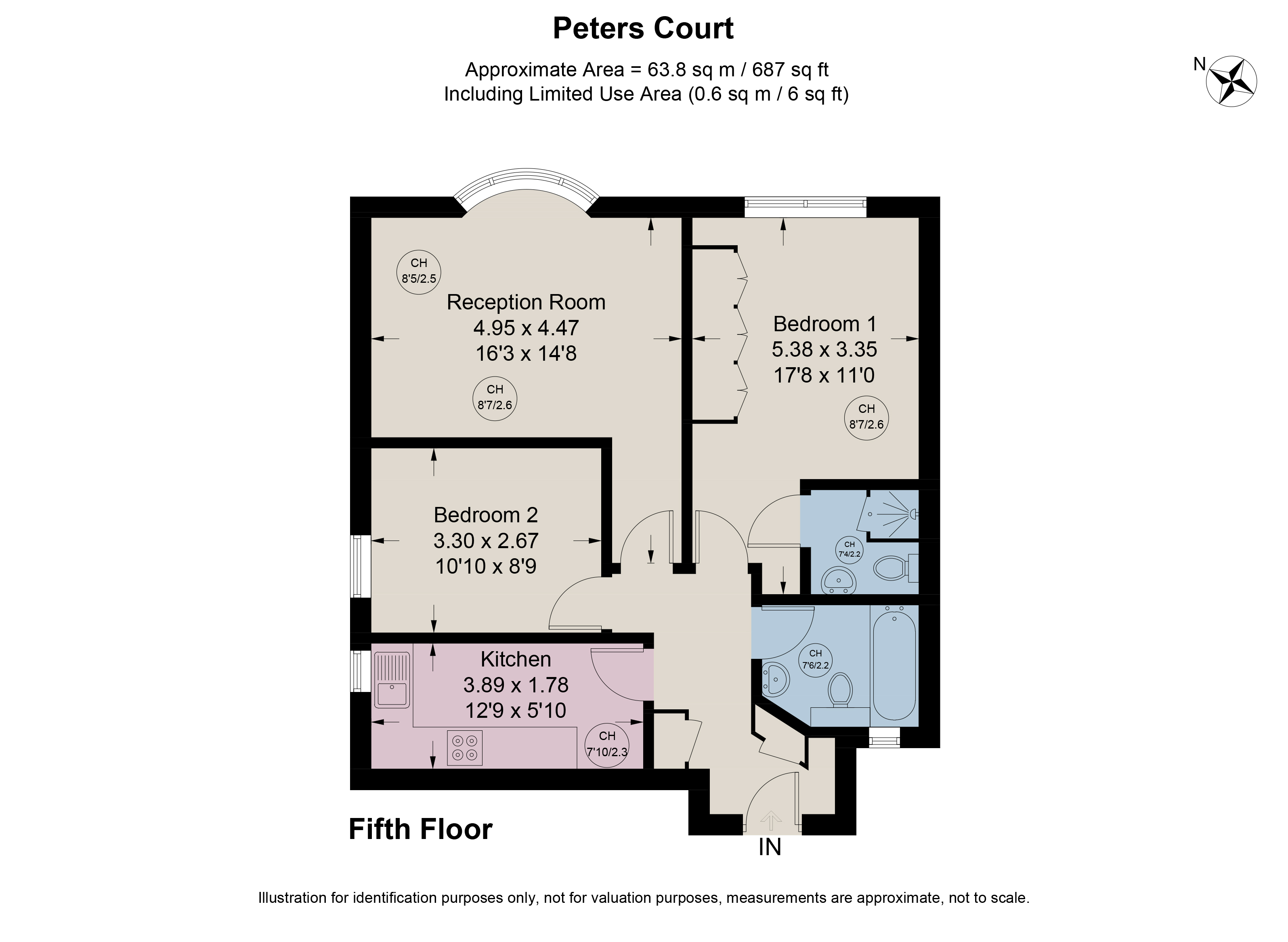 93 Peters Court,, Porchester Road, Bayswater floorplan