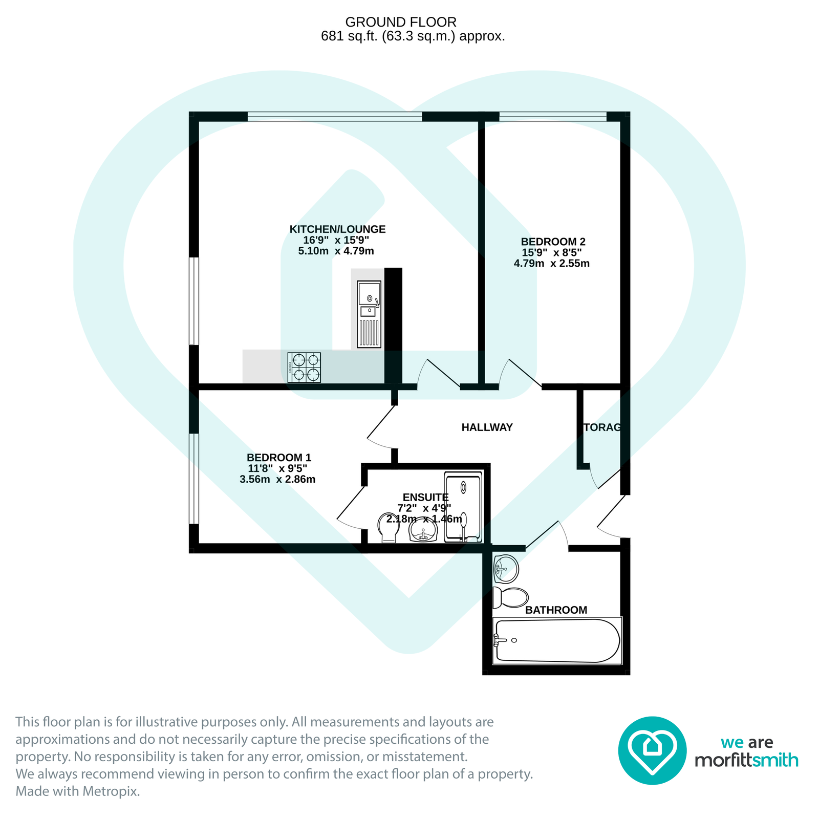 323 Bramall Lane, Sheffield floorplan