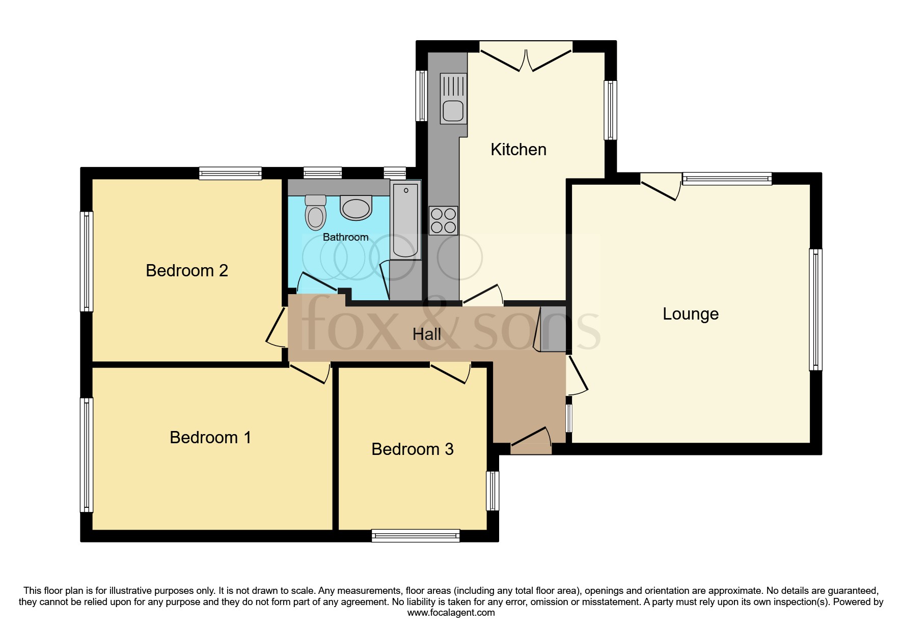 18, Paganel Way, Minehead floorplan