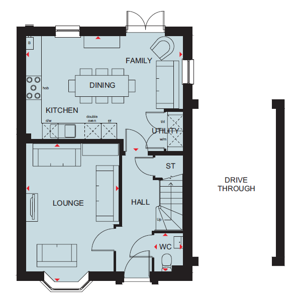 H851976, West Road, Bridport floorplan