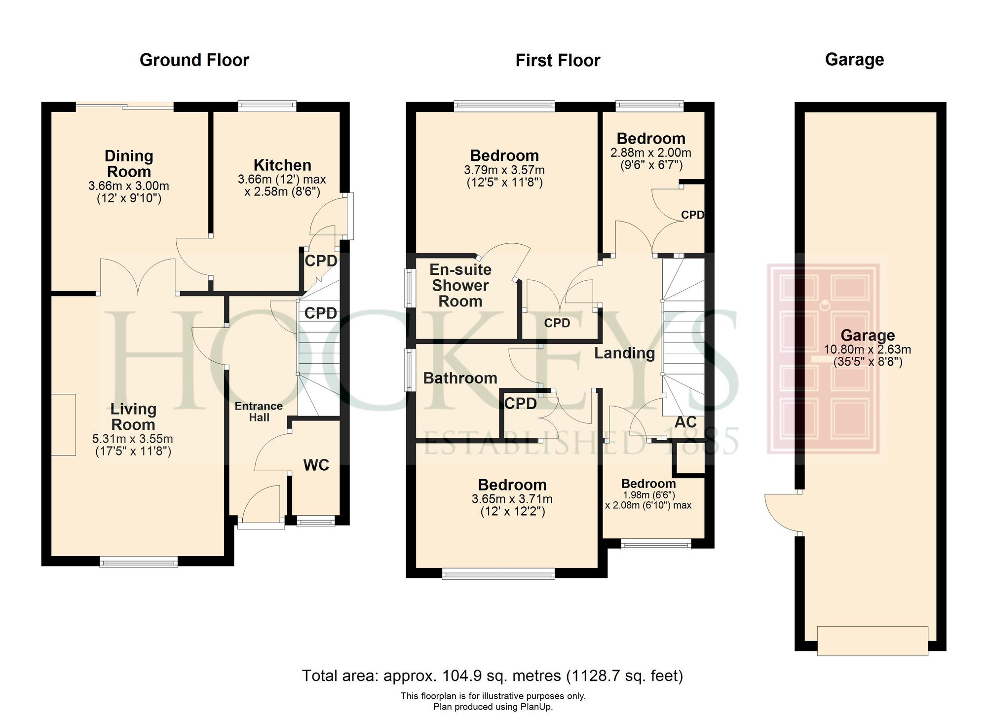 10 Ballard Close, Cambridge floorplan