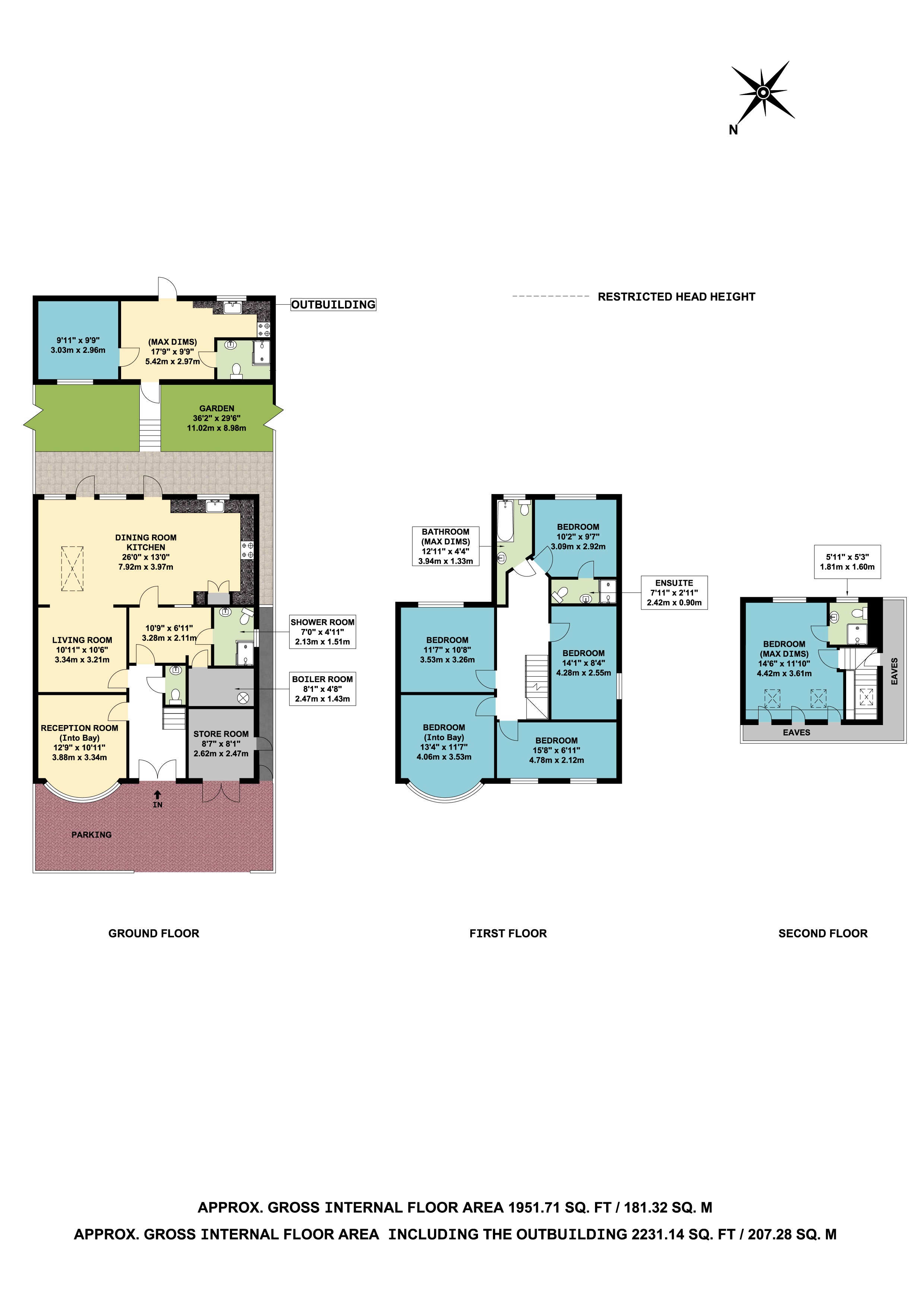 19, Northwood Gardens, Greenford floorplan