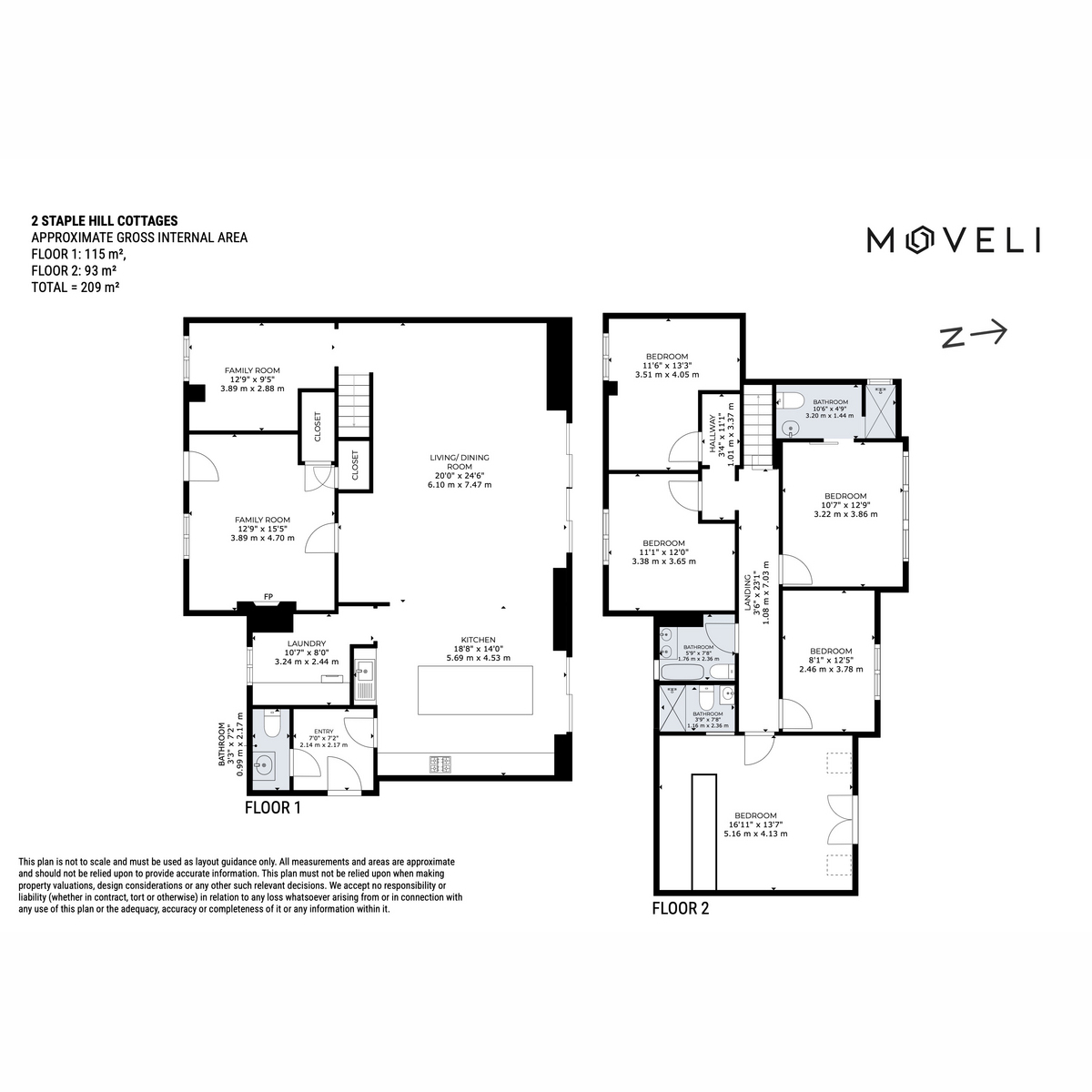 2 Staple Hill Cottage, Staple Hill, Warwick floorplan