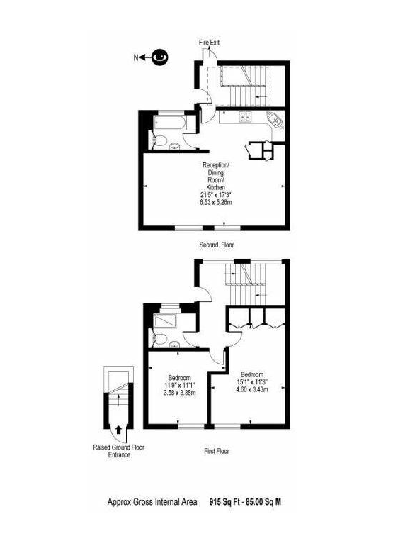9, Bingham Place, London floorplan