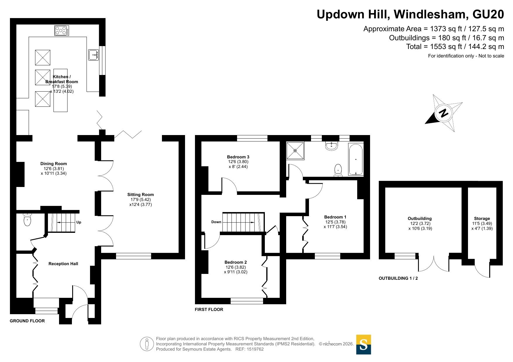 Bumblebee Cottage, 59, Updown Hill, Surrey floorplan