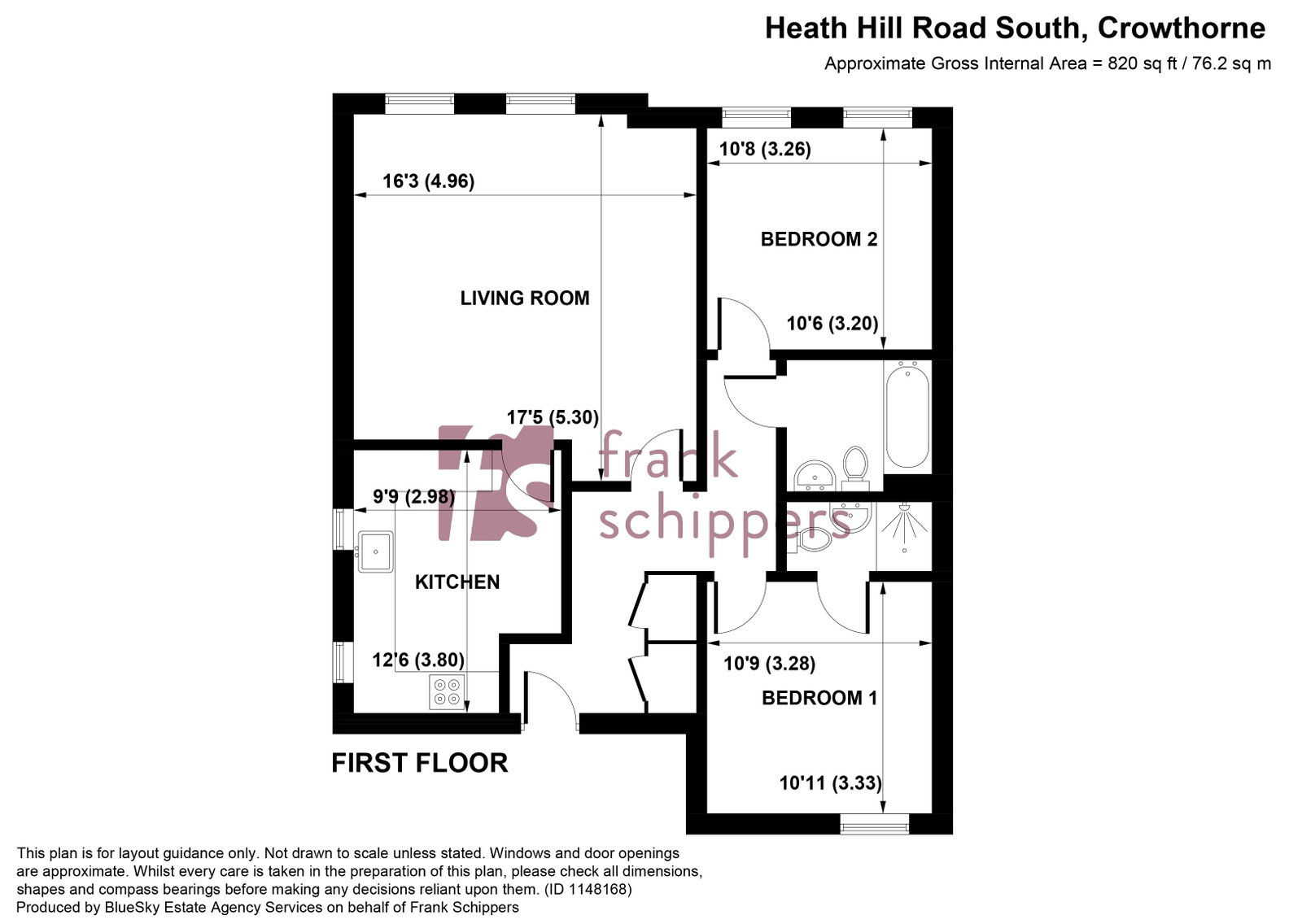 101, Heath Hill Road South, Crowthorne floorplan