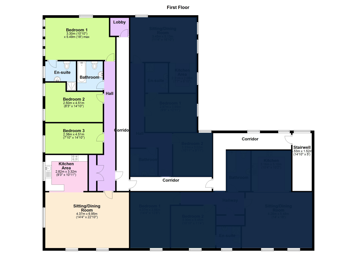 Hexham Road, Throckley, Newcastle Upon Tyne NE15, 3 bedroom flat for