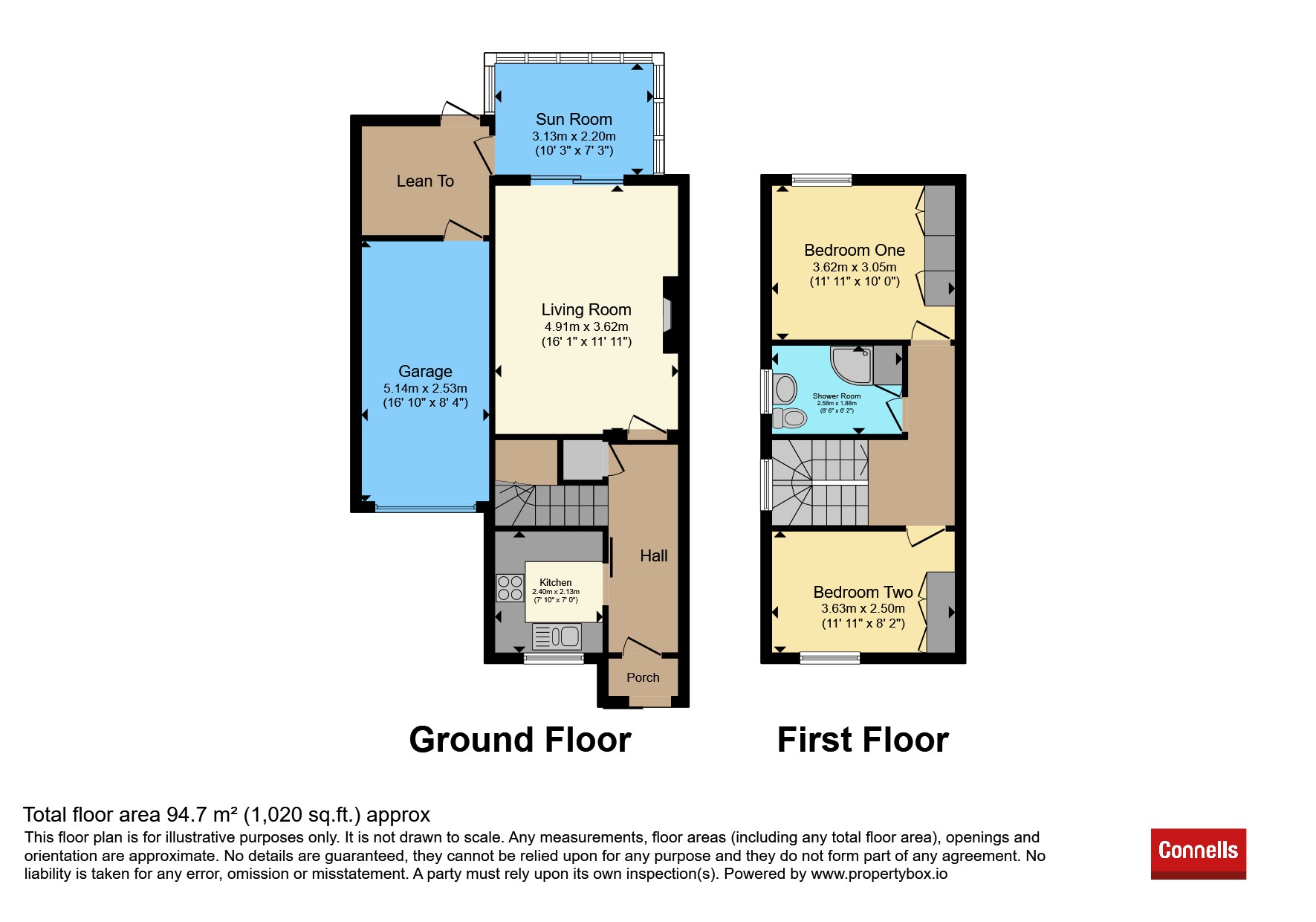 6, Langdale Close, Leamington Spa floorplan