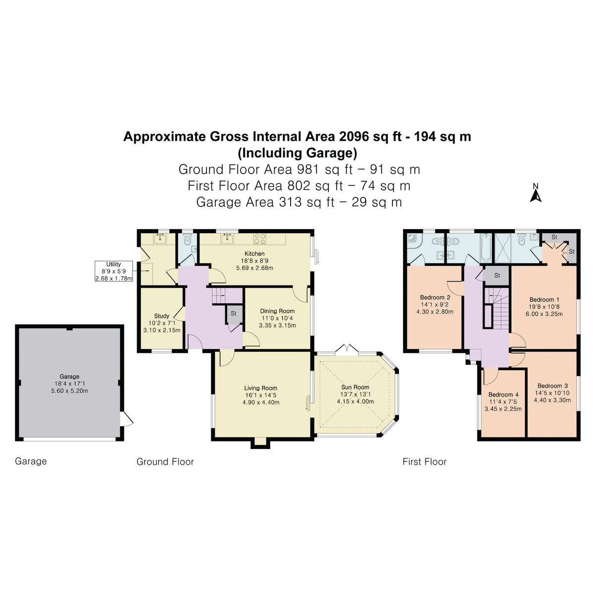 70, East Park Farm Drive, Reading floorplan