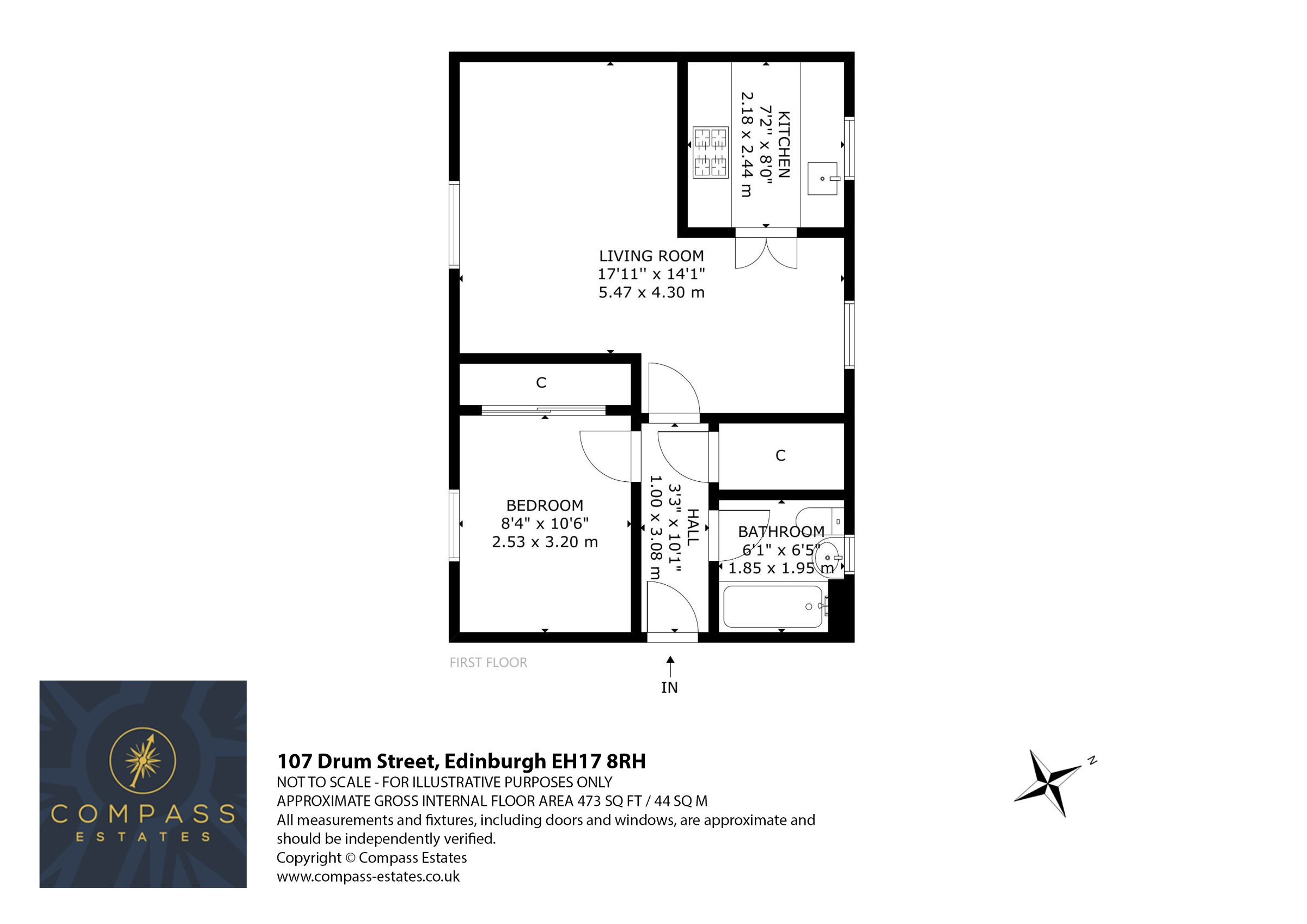 107 Drum Street, Edinburgh floorplan