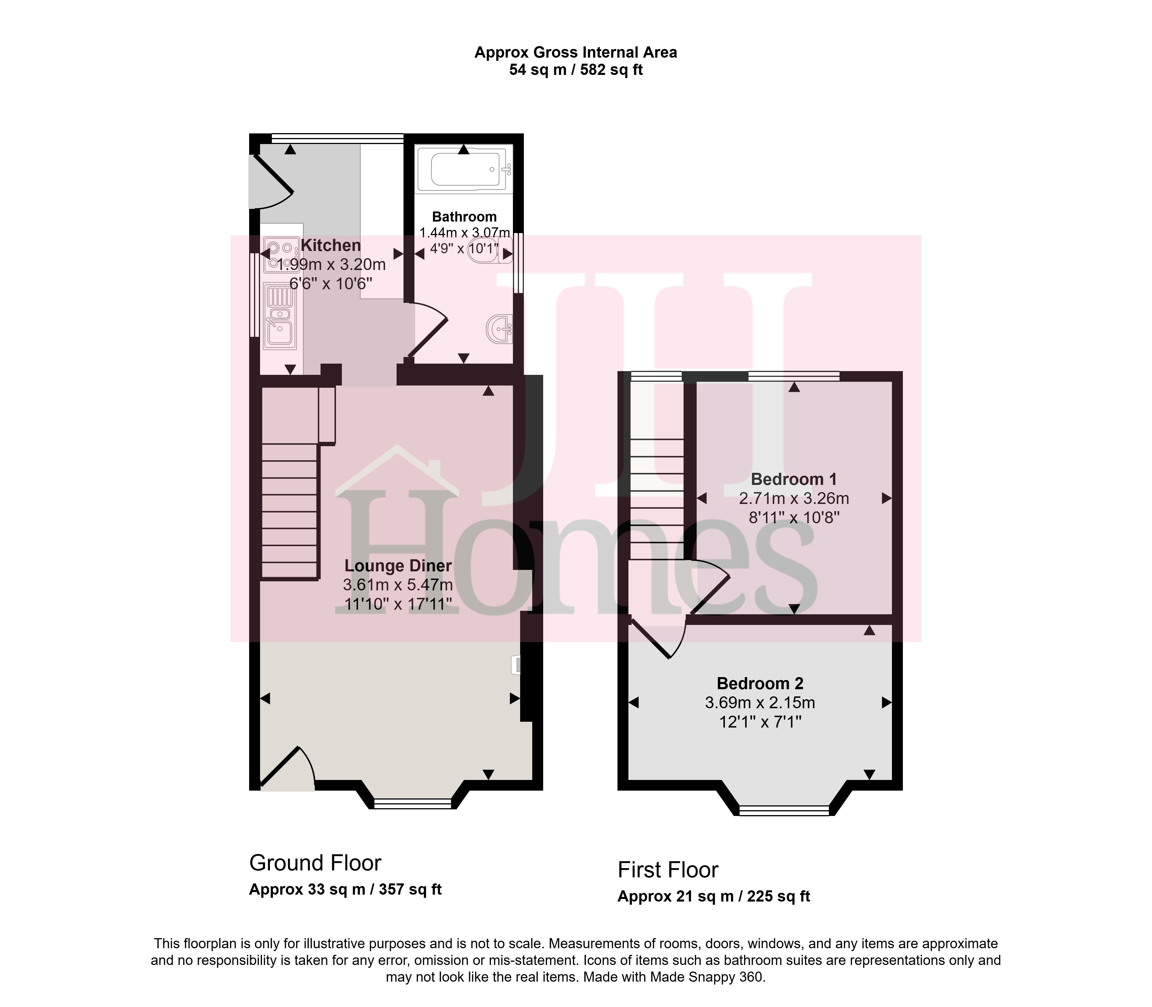 Dove Cottage, 12, Main Street, Pennington, Ulverston floorplan