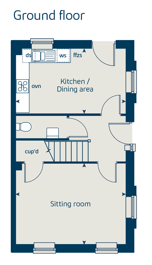 116, Hollingworth Road, Littleborough floorplan