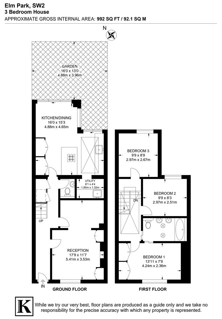 55, Elm Park, London floorplan