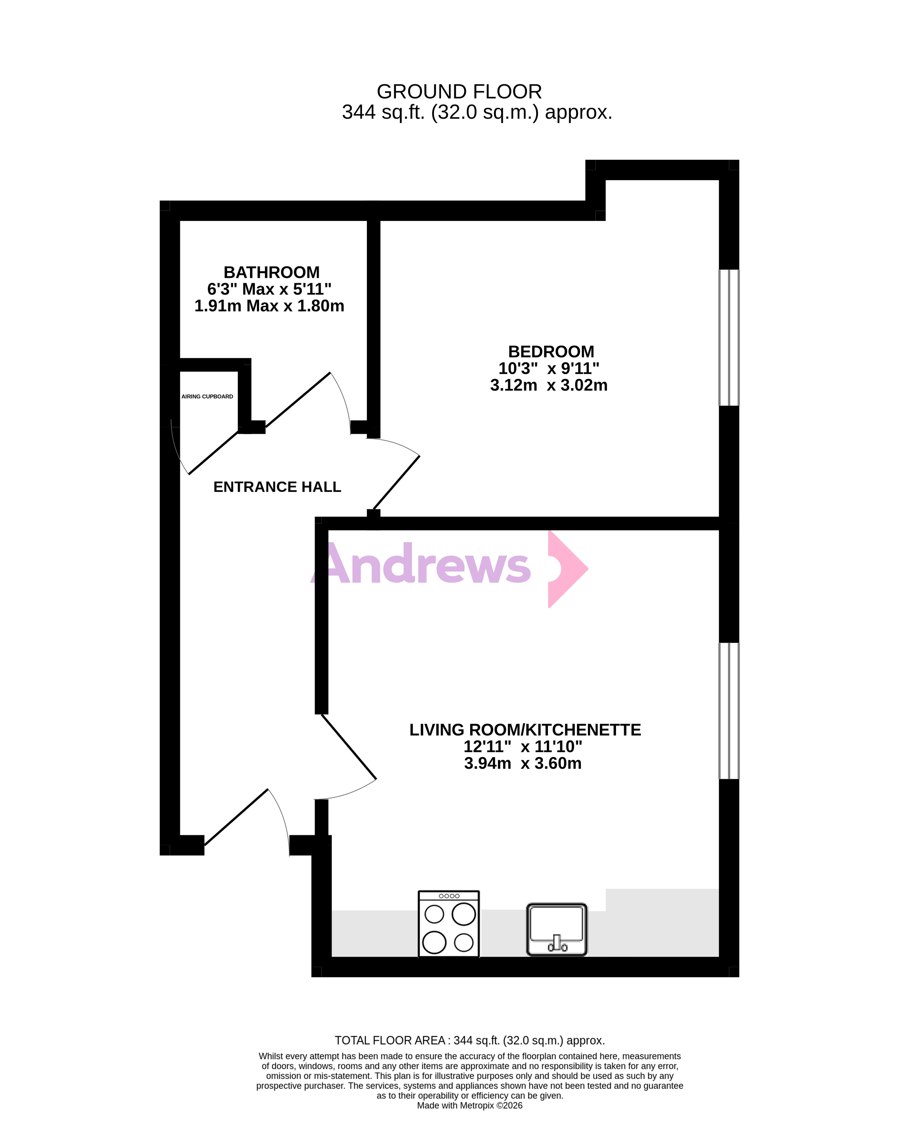 Clarence Square, Gloucestershire floorplan