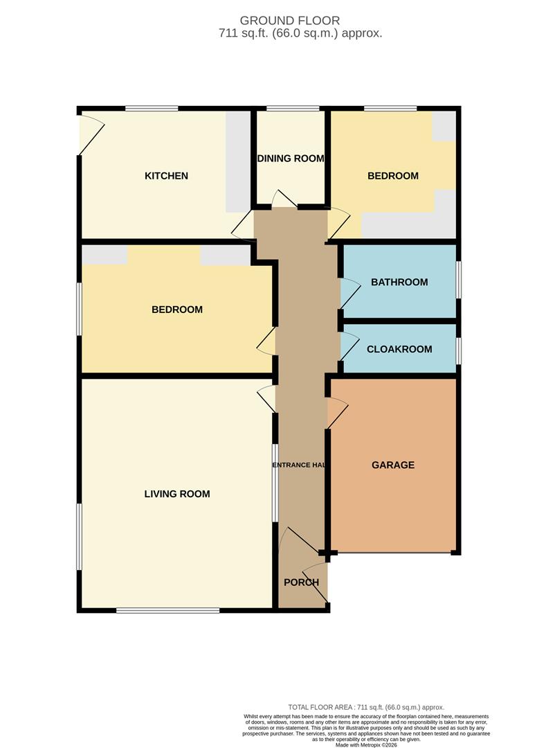 Dinwood 33, Clifton Street, Hornsea floorplan