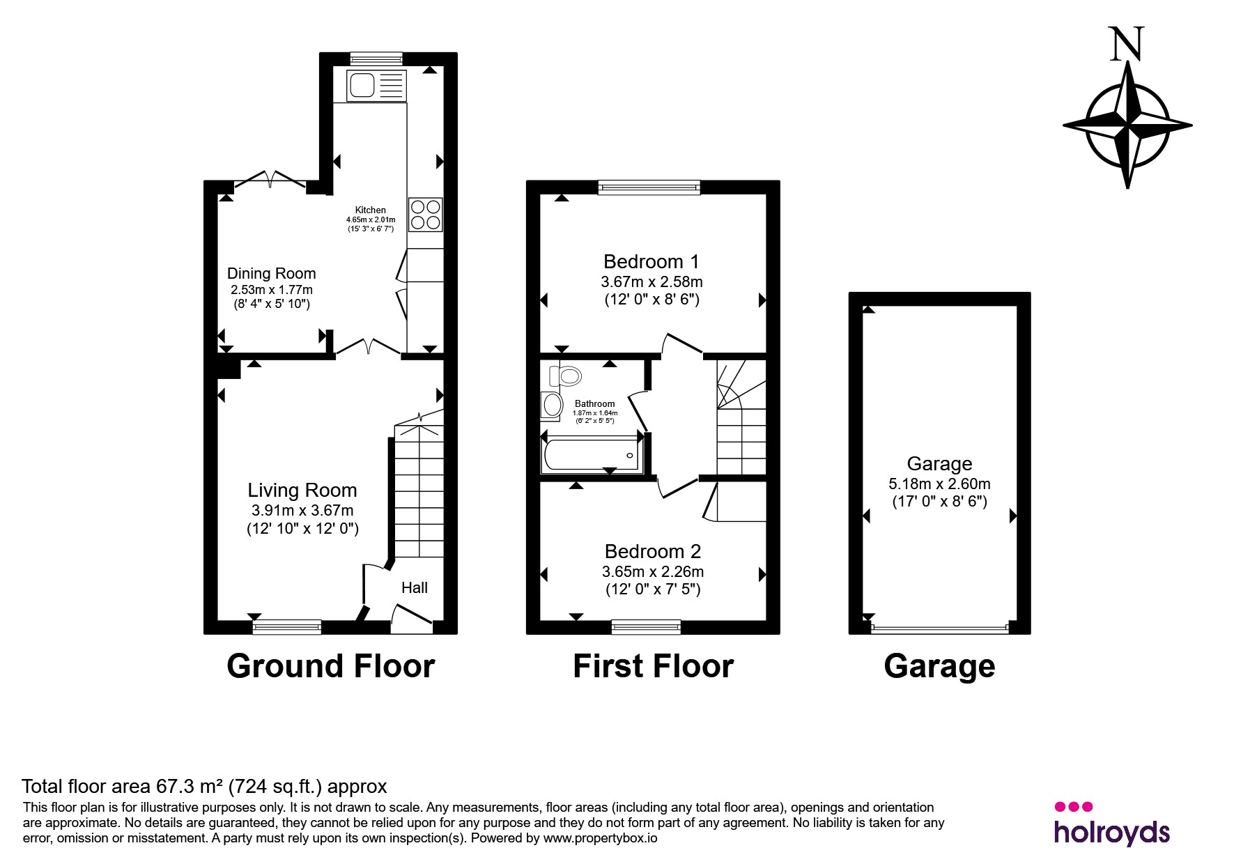 10, Mallard View, Keighley floorplan