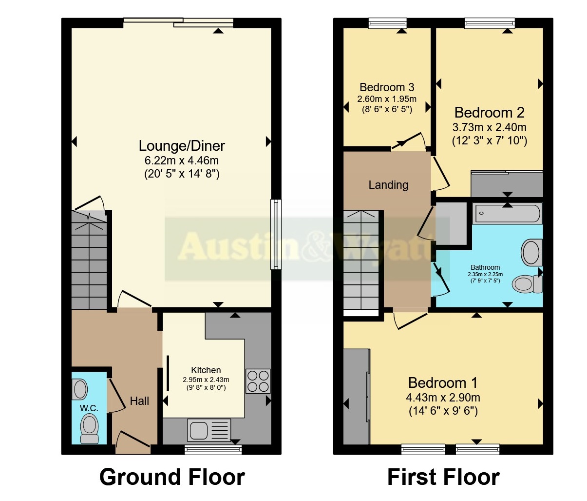 45, McWilliam Close, Talbot Village floorplan