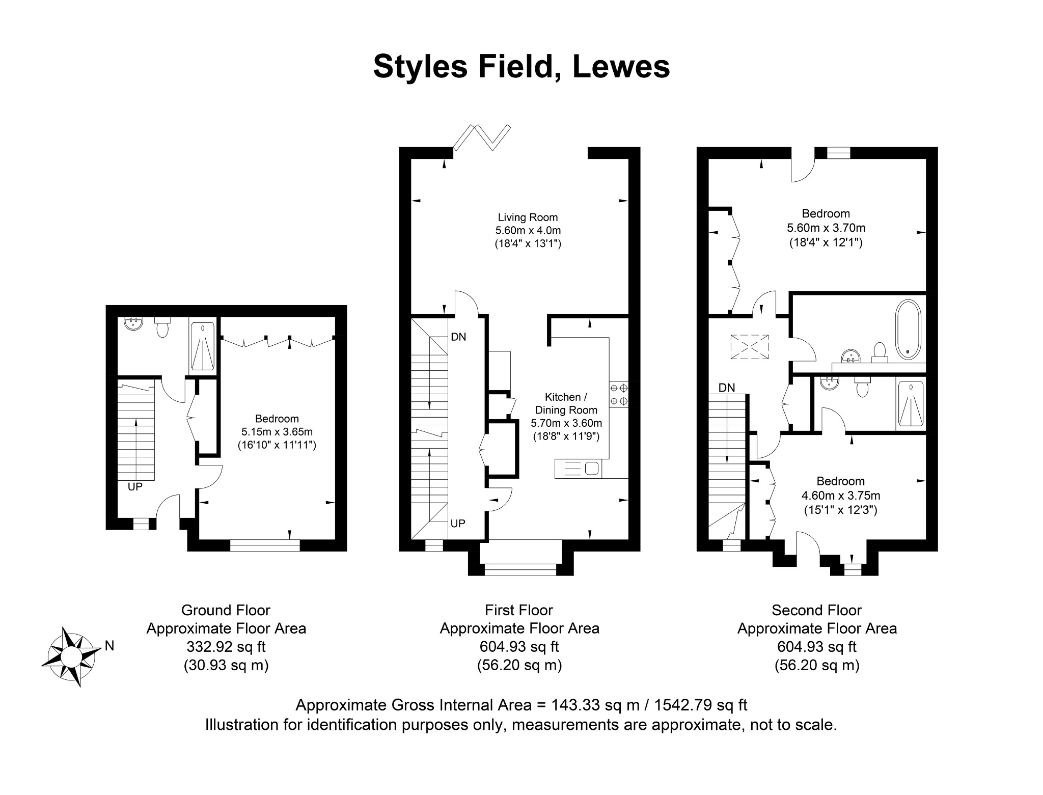 5, Styles Field, Lewes floorplan
