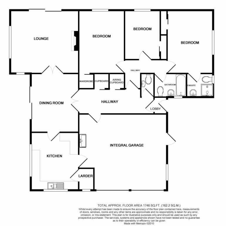 The Hollies, Down House Lane, Bridport floorplan