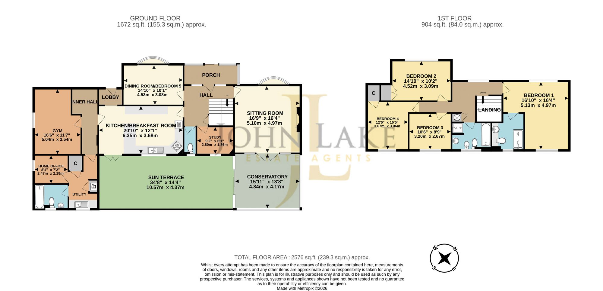 Ridge House, Torquay floorplan