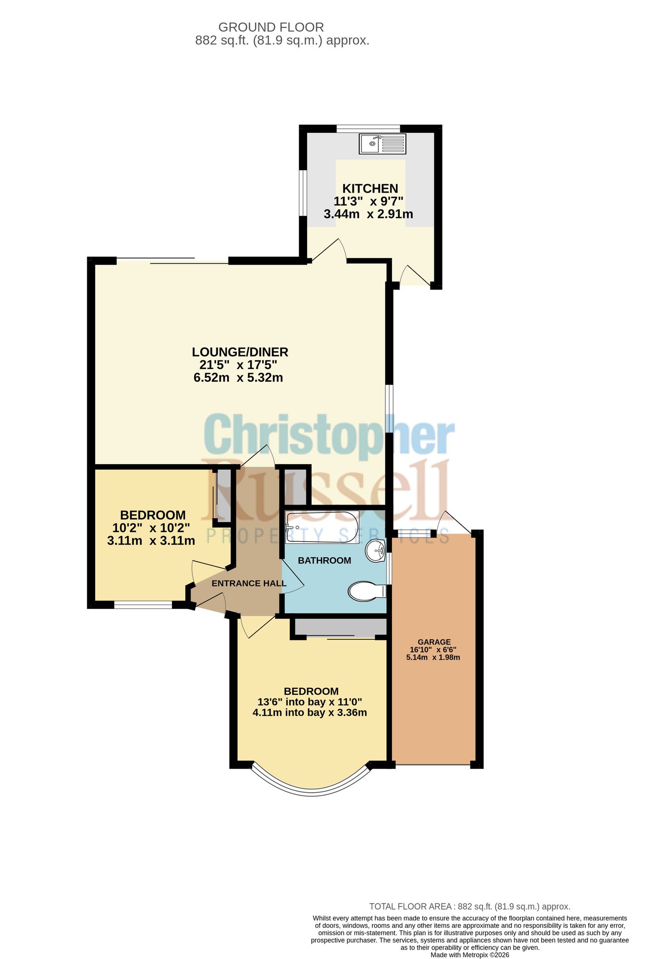 11, Harefield Road, Sidcup floorplan