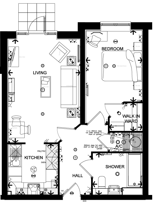 Apt 9 Edwina Mountbatten Lodge,, Broadwater Road, Hampshire floorplan
