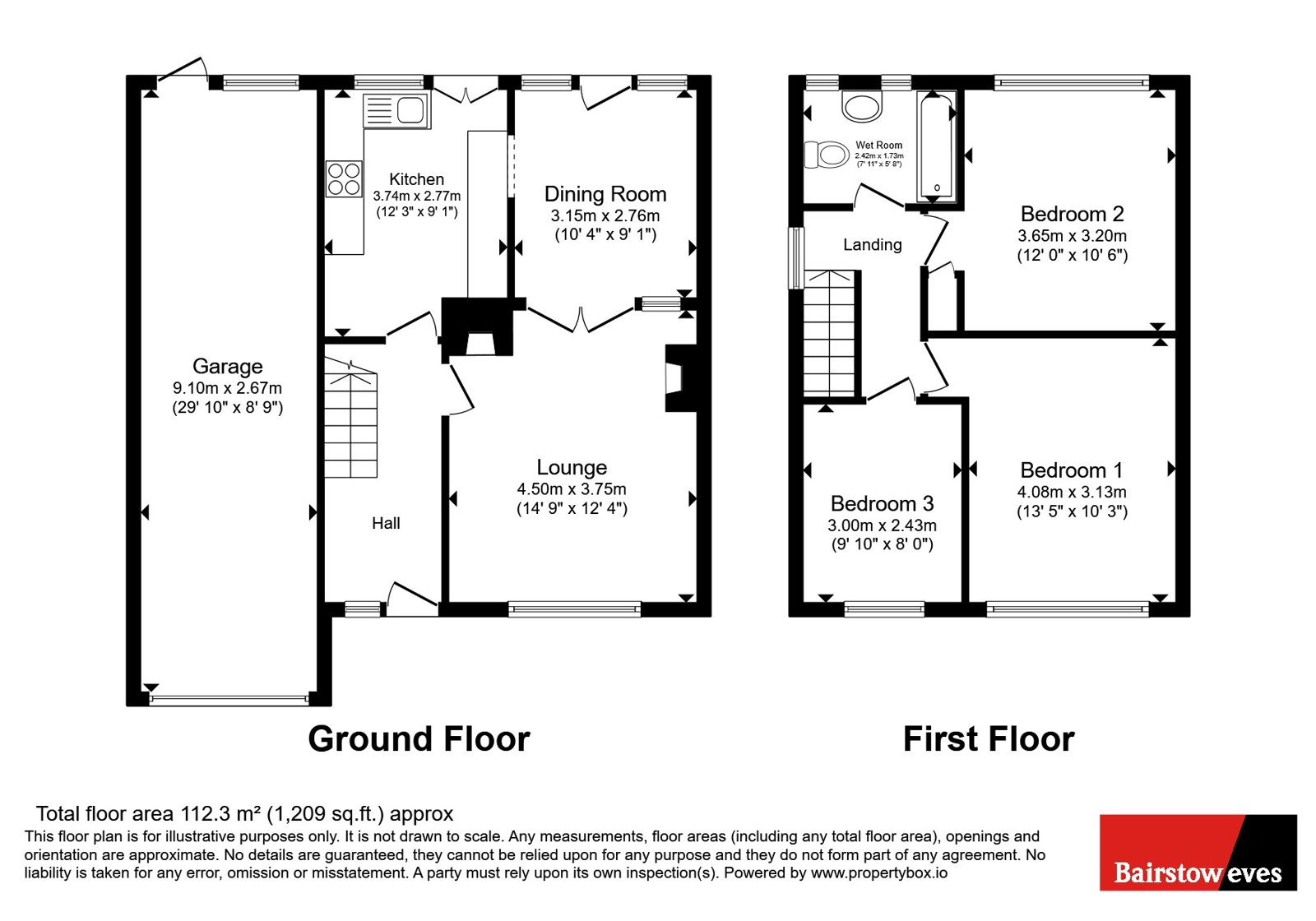 39, Bramley Way, Chelmsford floorplan