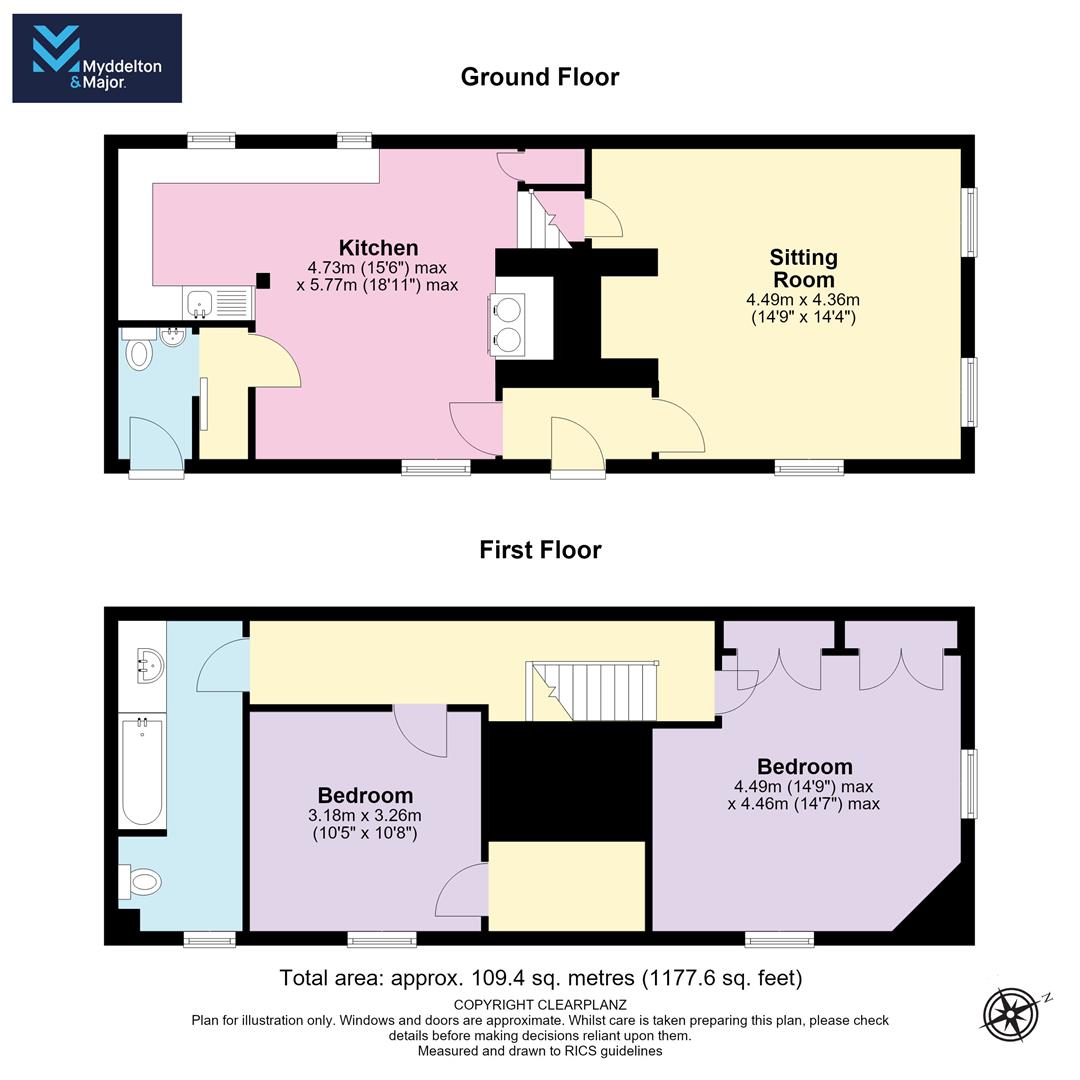 Jasmine Cottage, High Street, Stockbridge floorplan