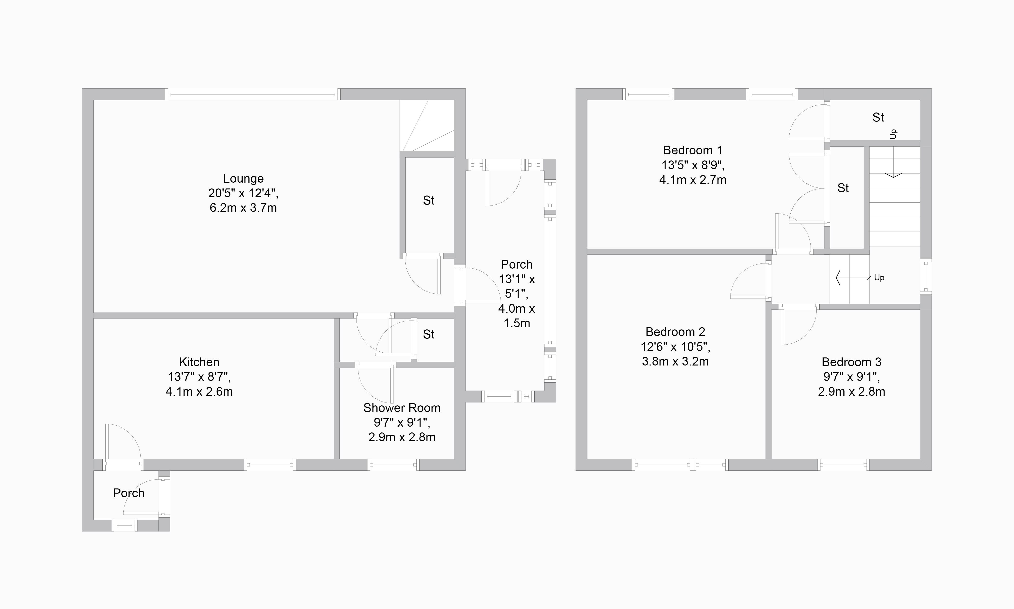 3 Bedrooms Semi-detached house for sale in Braehead Road, St Ninians, Stirling FK7