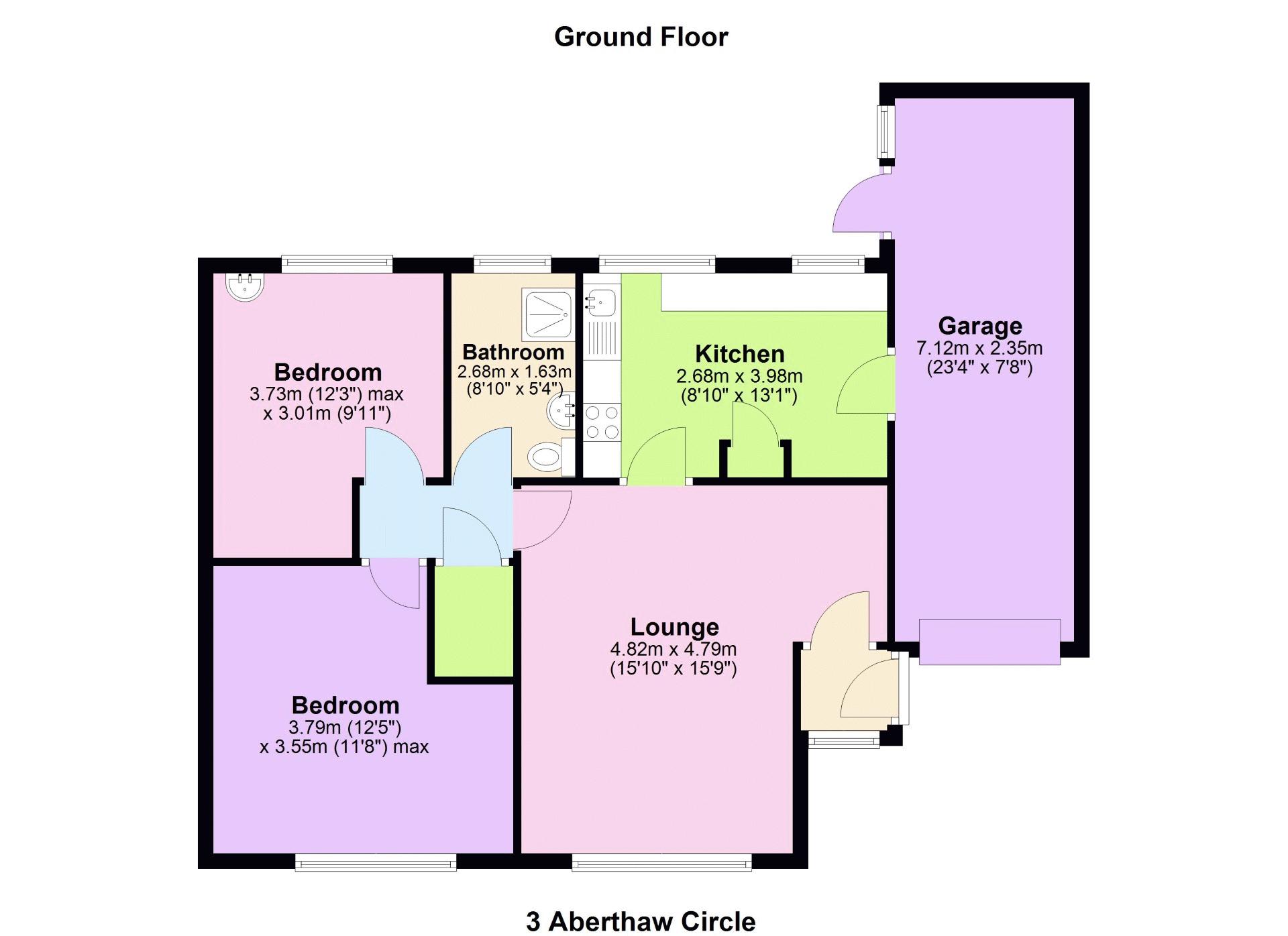 3, Aberthaw Circle, Newport floorplan