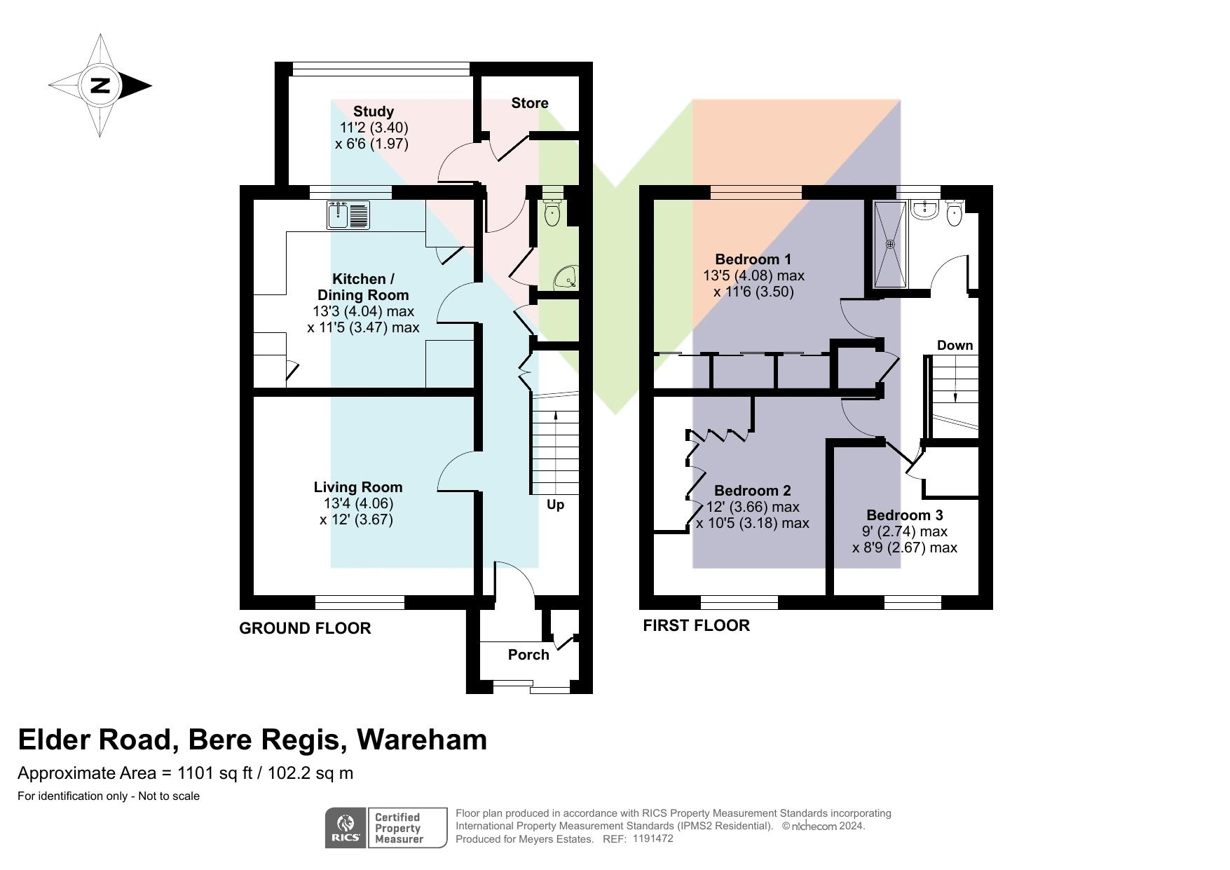 Elder Road, Bere Regis BH20, 3 bedroom terraced house for sale