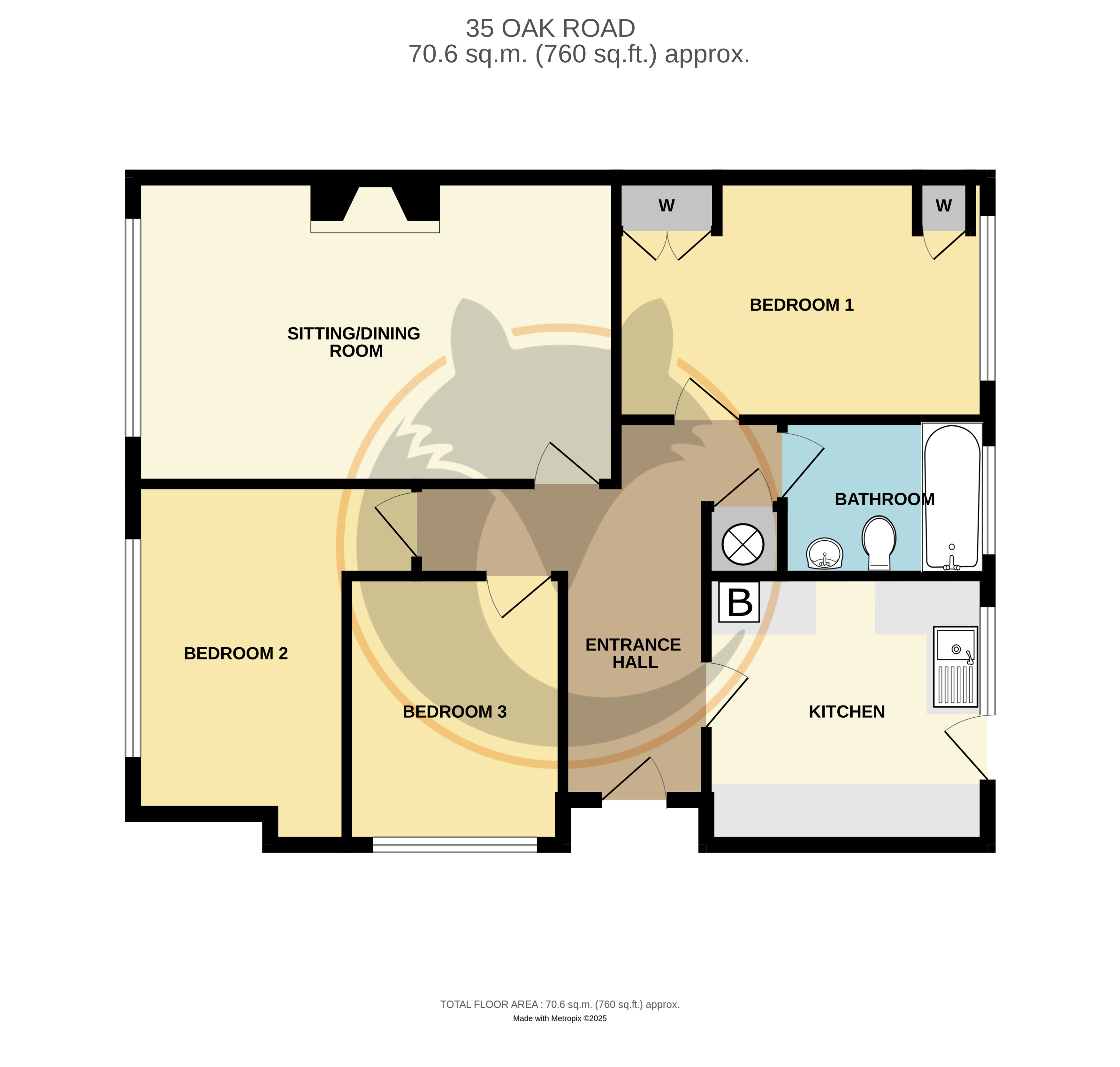 35, Oak Road, Hampshire floorplan