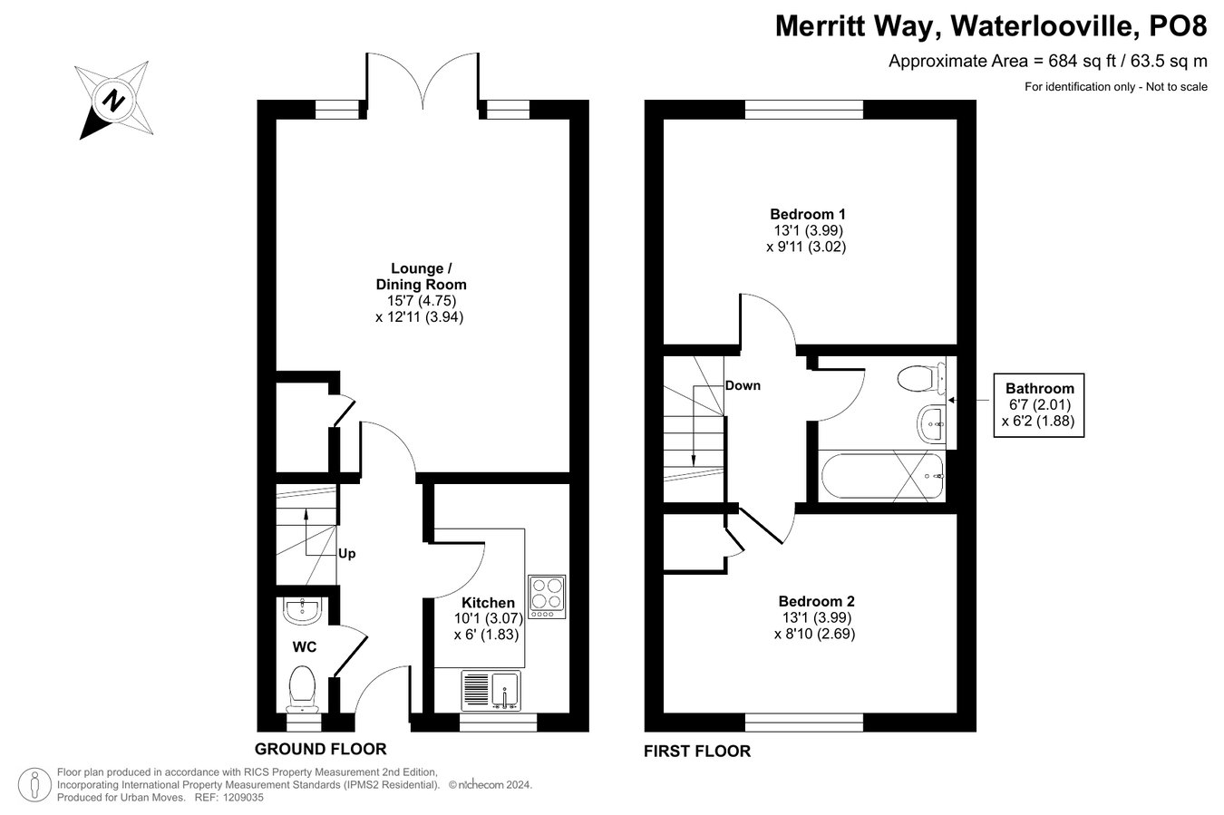 Thirty Five, Merritt Way, Waterlooville floorplan