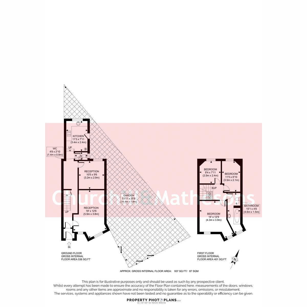 63, Hazeldean Road, London floorplan