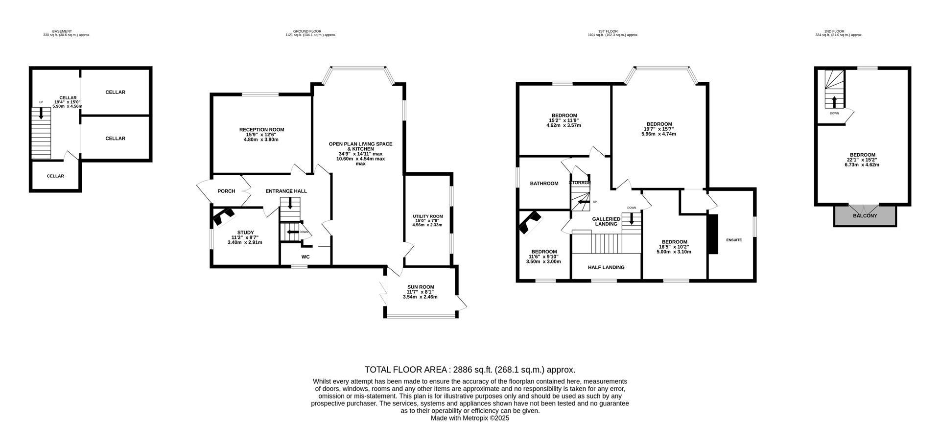 Fairlawn, Belmont Road, Hastings floorplan