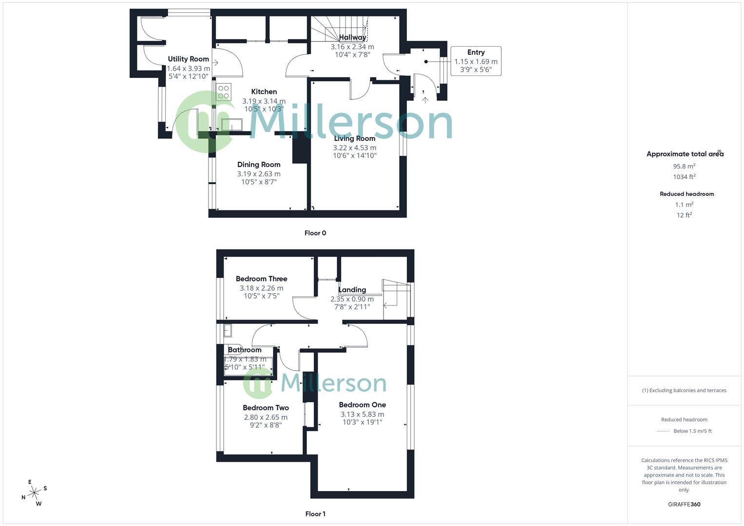 3, Trinity Close, Redruth floorplan