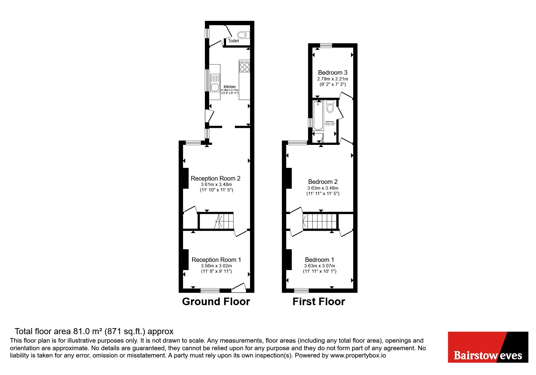 266, Hednesford Road, Cannock floorplan