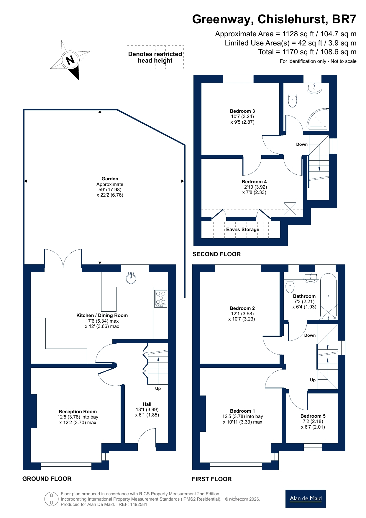 63, Greenway, Chislehurst floorplan