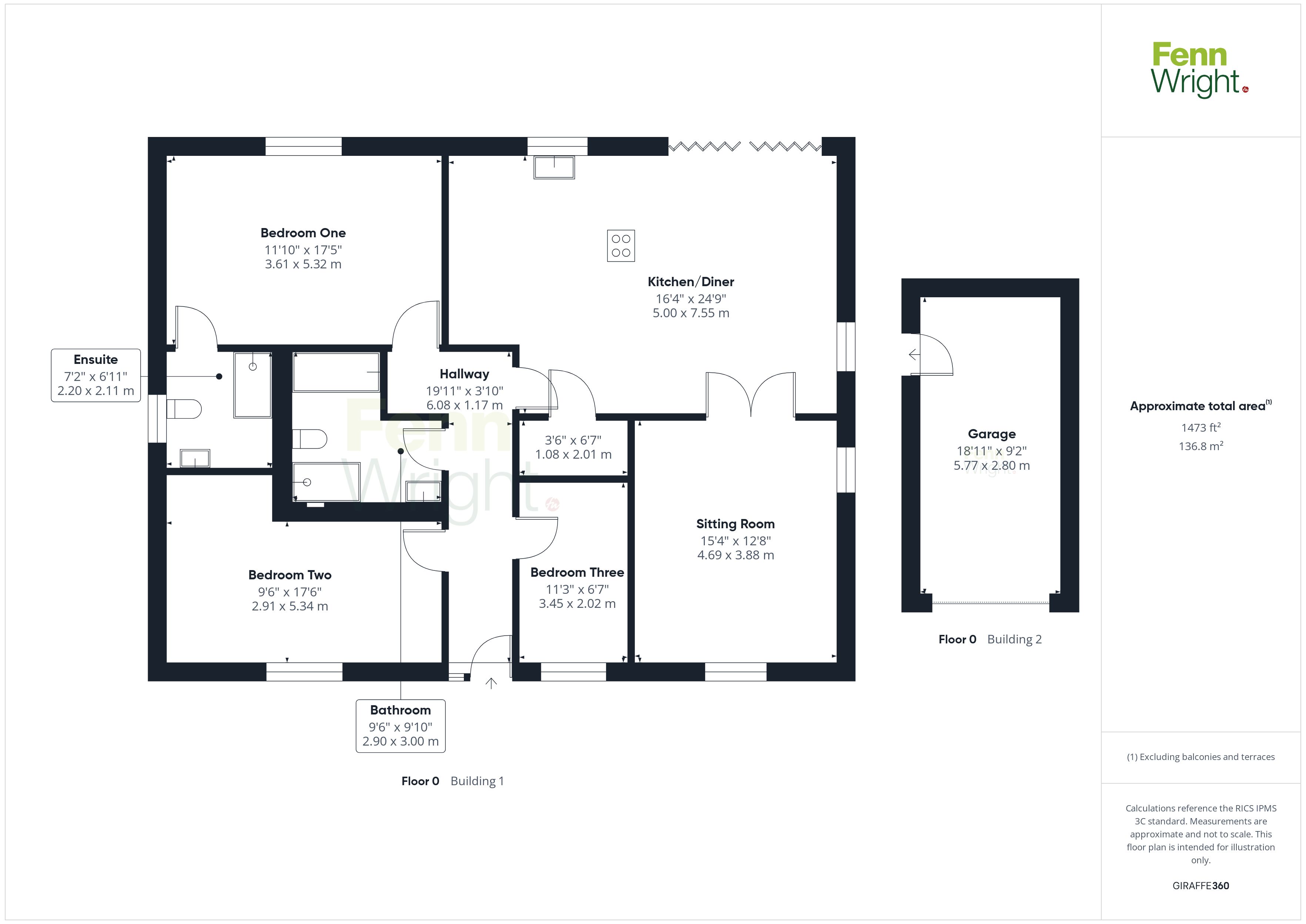 The Bungalow, 58, Harwich Road, Manningtree floorplan