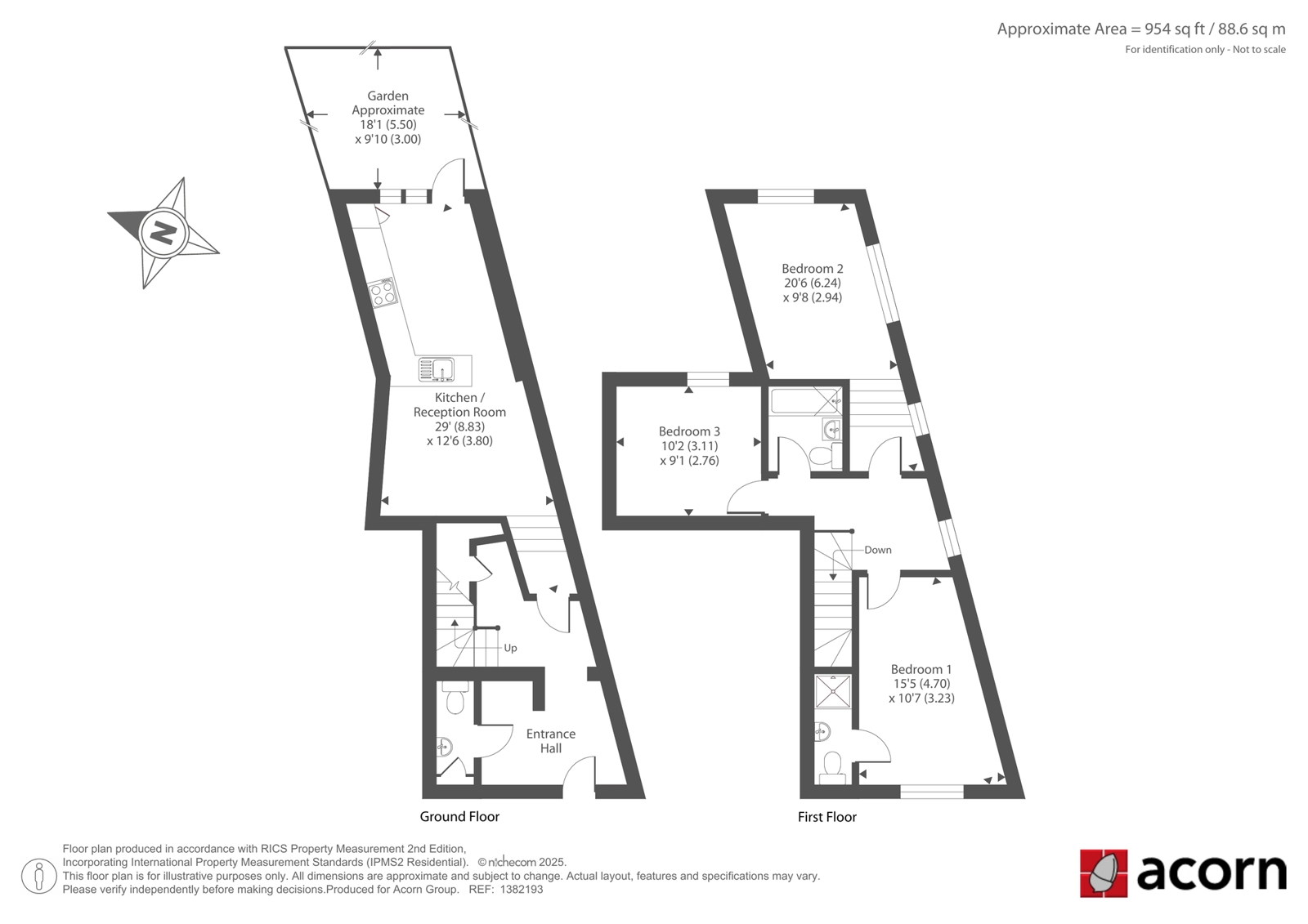 2B,, Knowles Hill Crescent, London floorplan