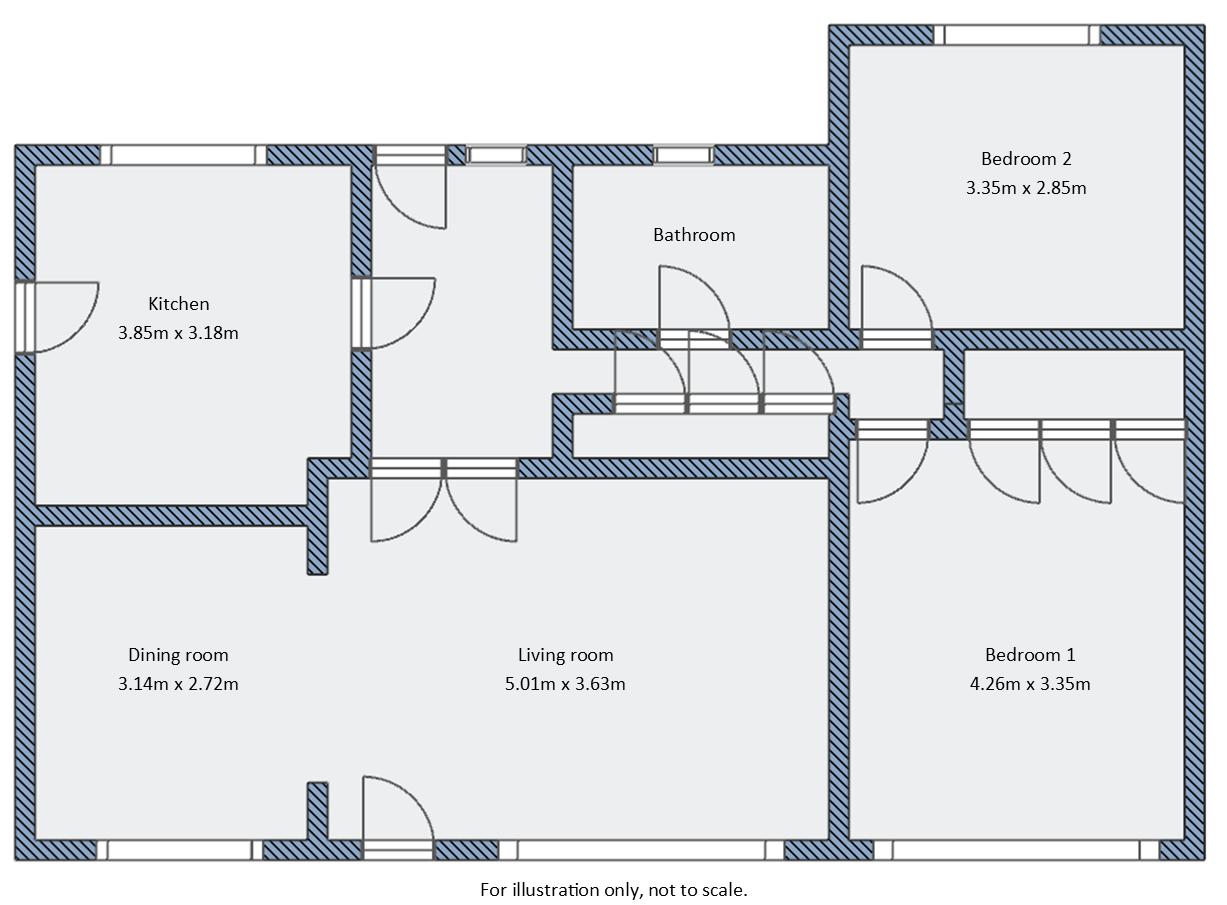 17 Higher Well Park, Mevagissey floorplan