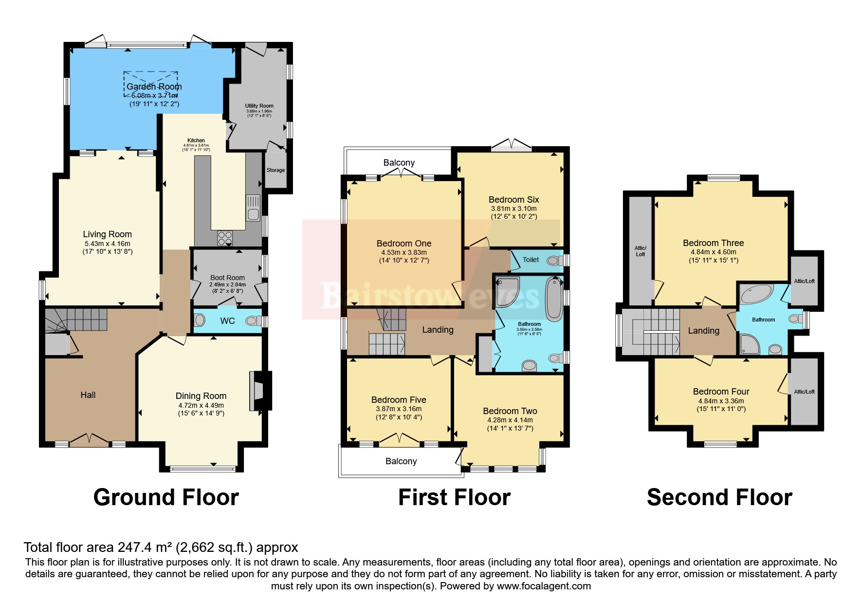 45, Arnold Road, Essex floorplan