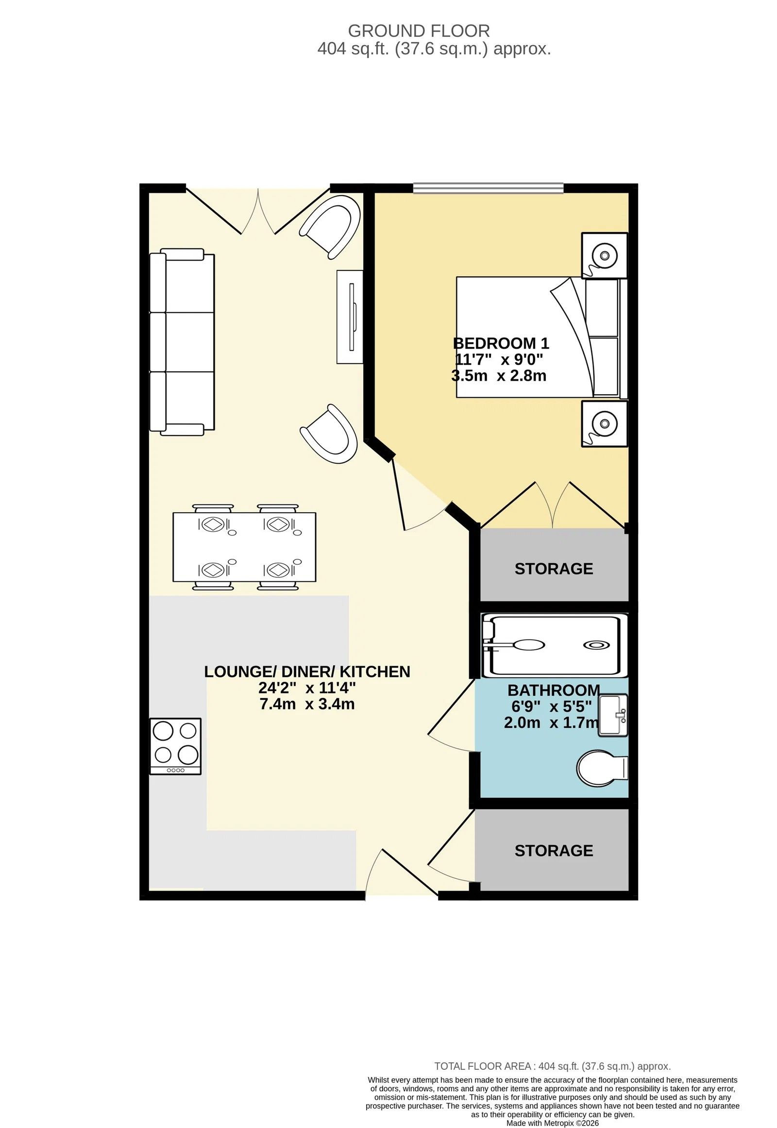 The Folds, School Brow Apartment 18, stockport floorplan