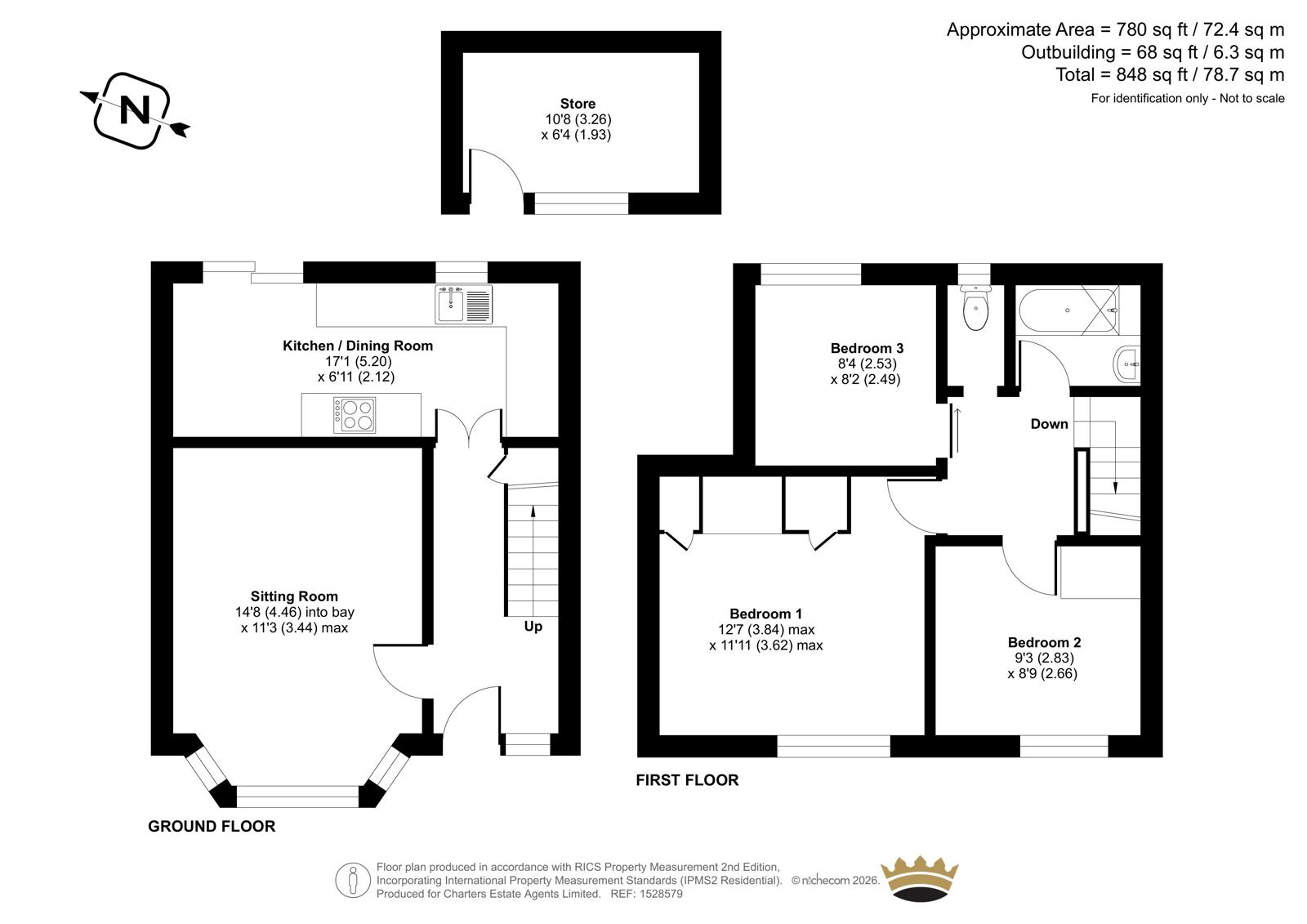 308, Purbrook Way, Hampshire floorplan