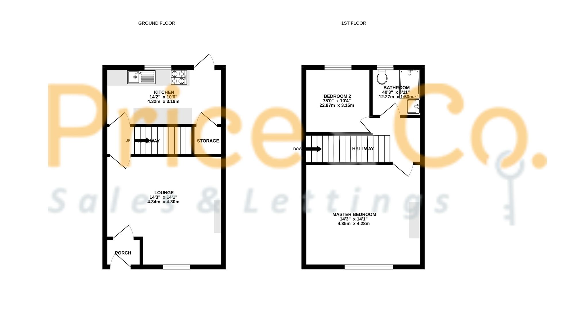 145 Chorley Road, Bolton floorplan