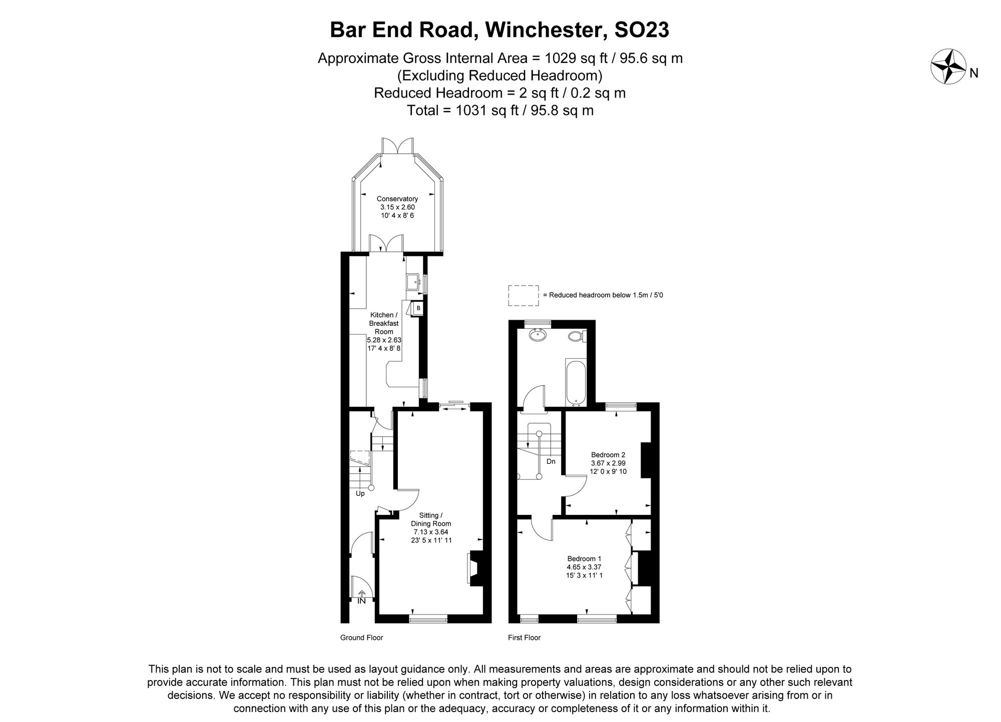 87 Bar End Road, Winchester floorplan